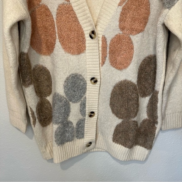 BiBi Women's Multicolor Patterned Long Cardigan Sweater - Picture 4 of 10